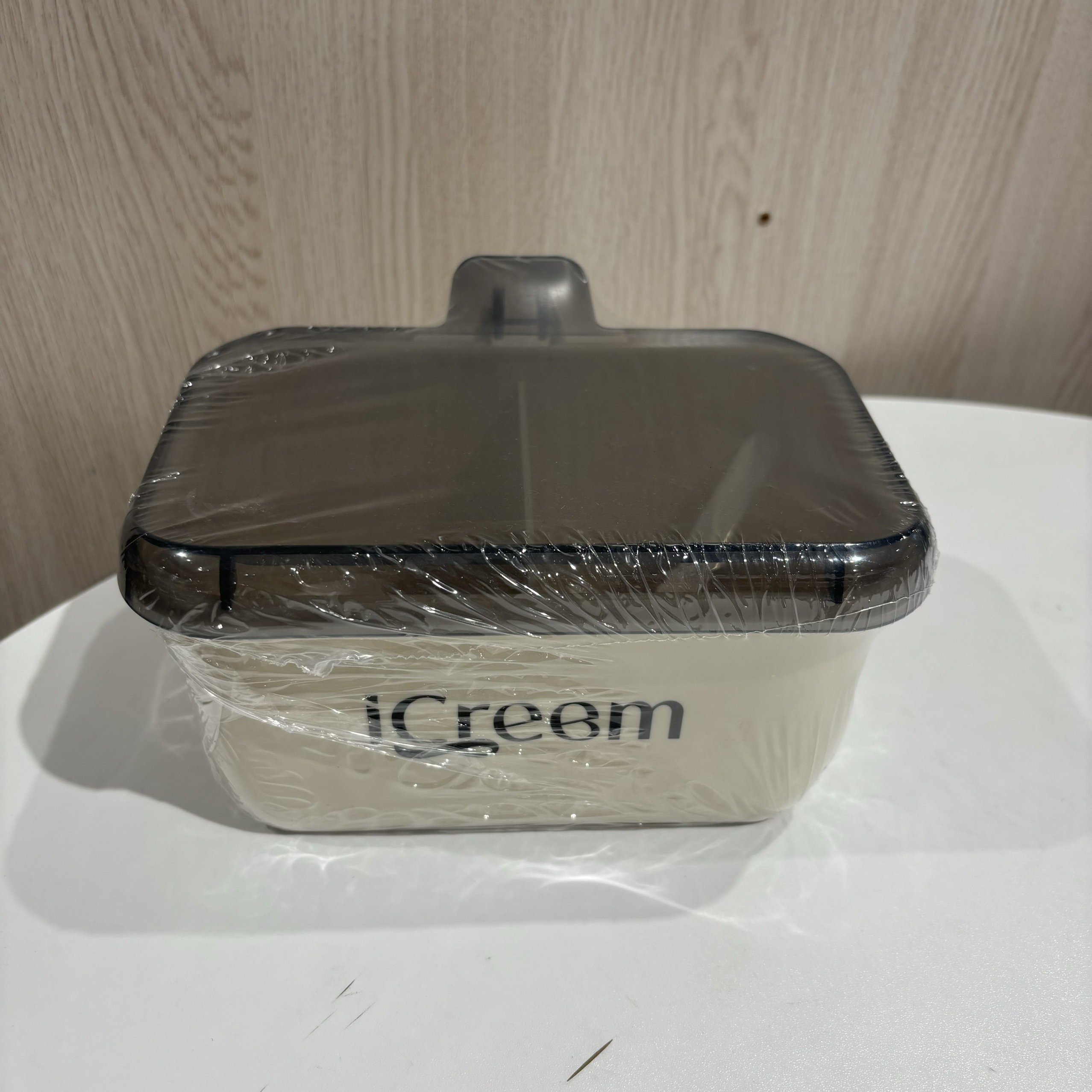 建厦简约调料盒二合一厨房带手柄一体调味盒带盖带勺子调料罐家用