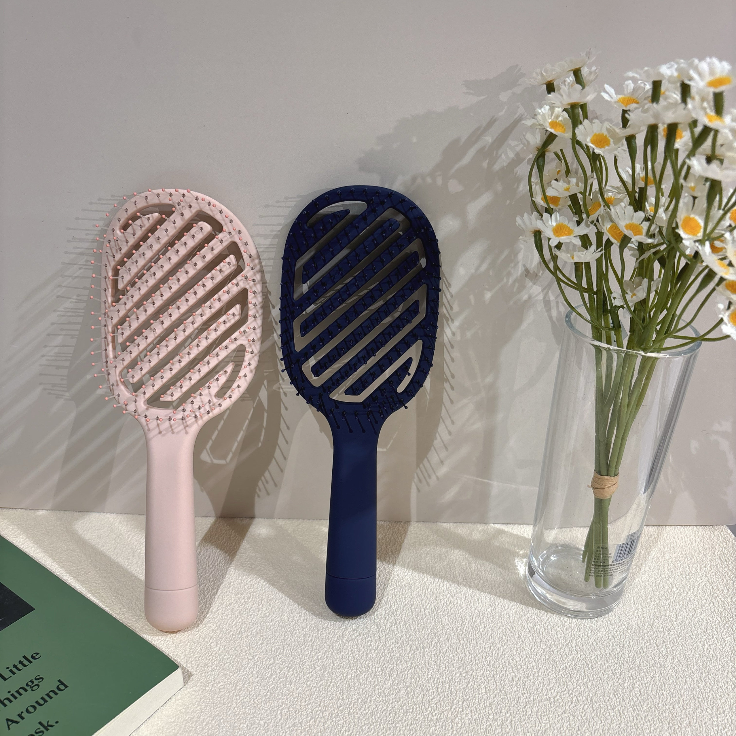 排骨梳子女士专用长发卷发蓬松造型便携按摩梳子家用头皮按摩梳子