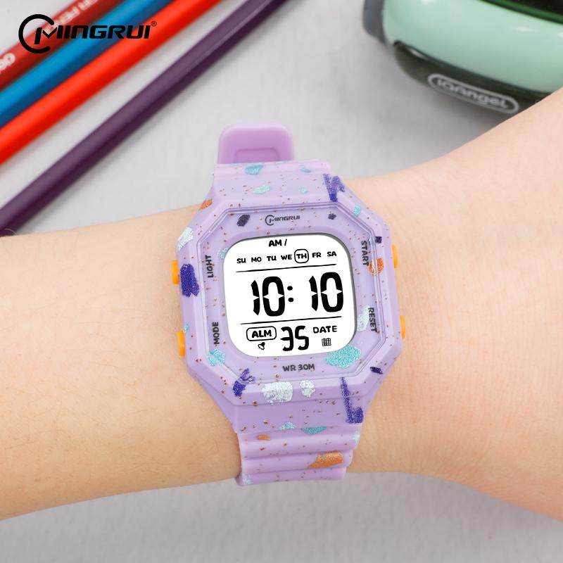 ins风多功能手表百搭学生防水