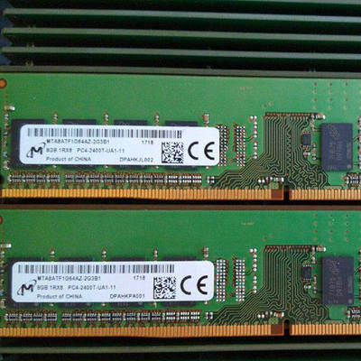 镁光8G 1RX8 PC4-2400T DDR4 2400 四代台式机内存条