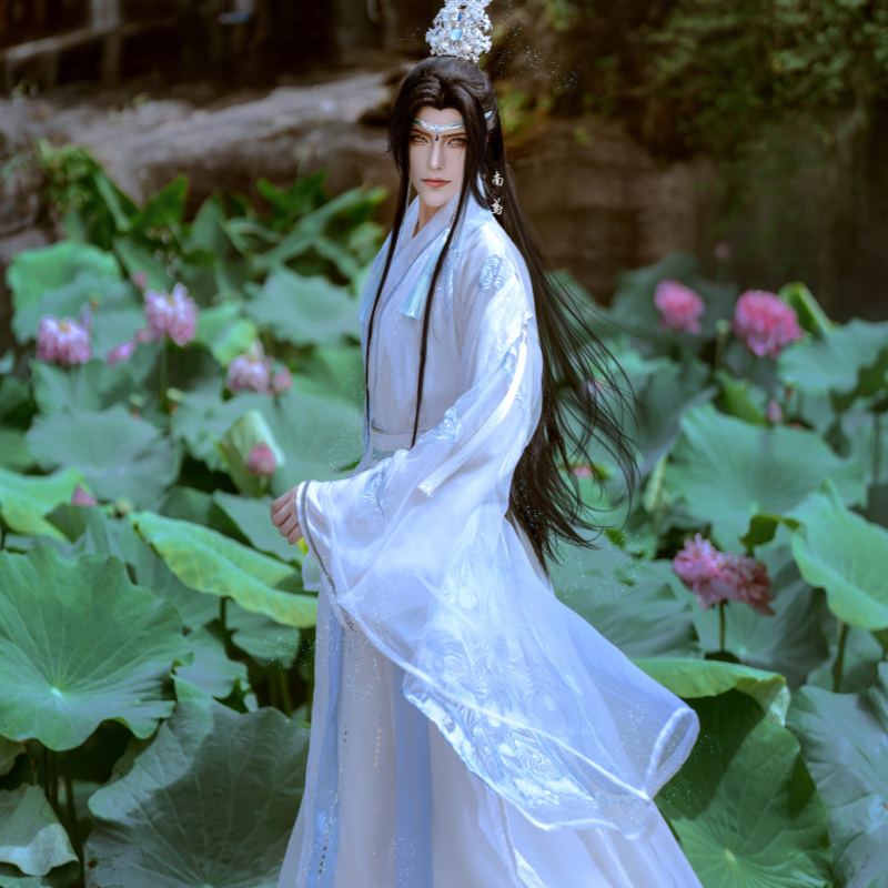 魔道古风蓝忘机cos服月烈奇麟