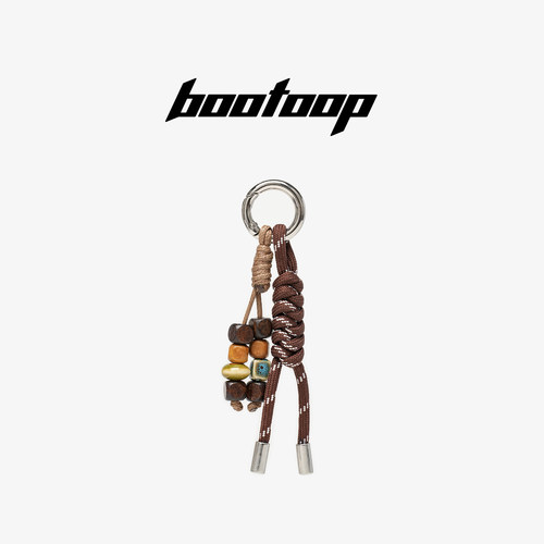 bootoop复古编绳单鞋挂件小众设计钥匙扣挂饰裤链挂坠袋鼠鞋配饰