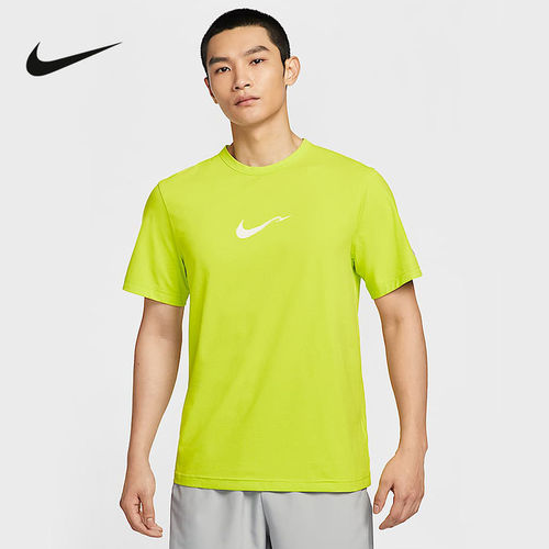 Nike耐克Hyverse Dri-FIT男子遮阳速干跑步短袖上衣T恤HV4882-389
