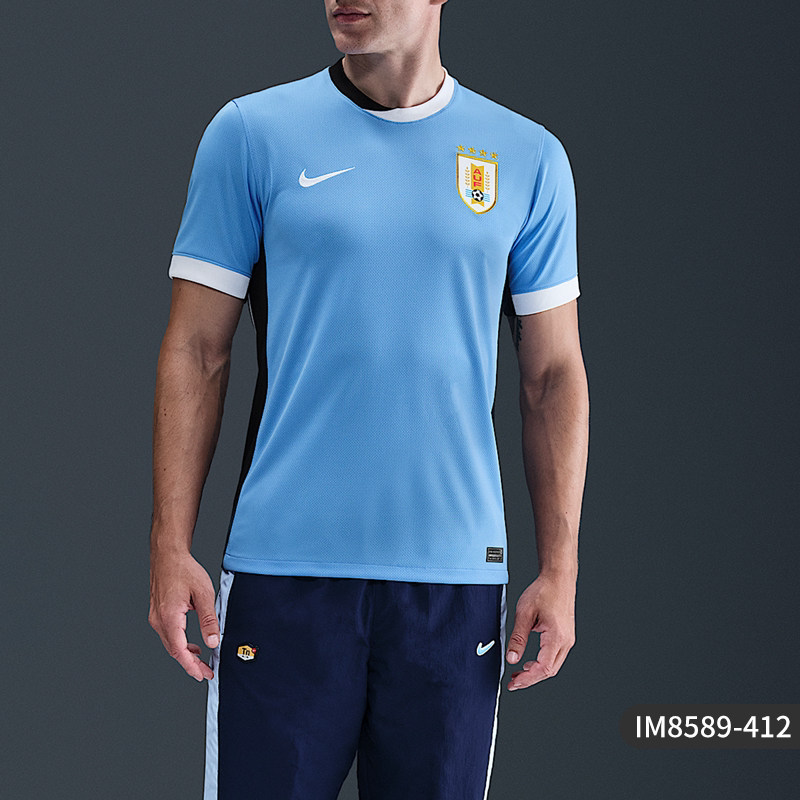 NIKE耐克正品 25/26男子乌拉圭主场球迷版短袖比赛球衣IM8589-412
