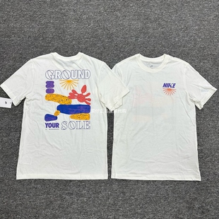 FZ9999 Nike T恤 男子印花圆领潮流休闲运动纯棉短袖 133 耐克