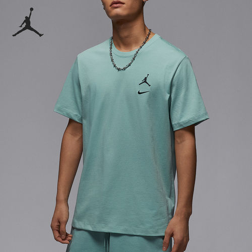 NIKE耐克JORDAN男子背标印花休闲运动透气圆领短袖T恤IB8915-309