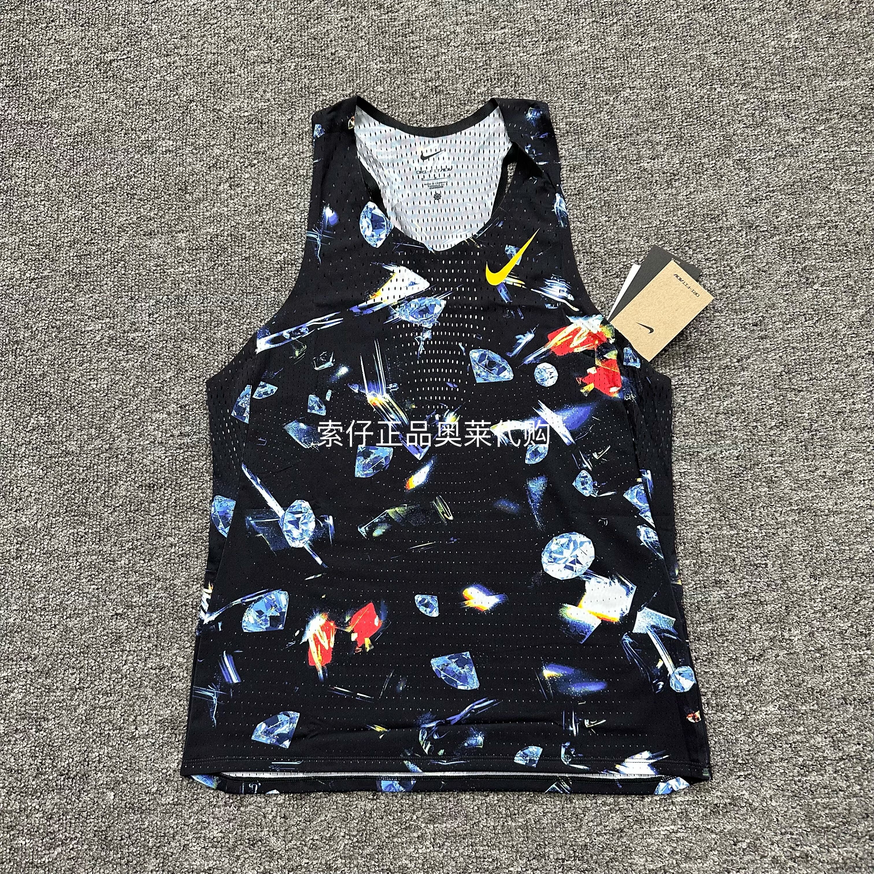 耐克男子专业马拉松跑步速干背心AEROSWIFT DRI-FIT ADV IF2073
