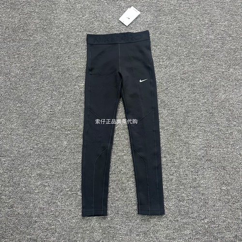 Nike/耐克 Pro 女子大童中腰训练瑜伽鲨鱼紧身裤打底裤 HF4674