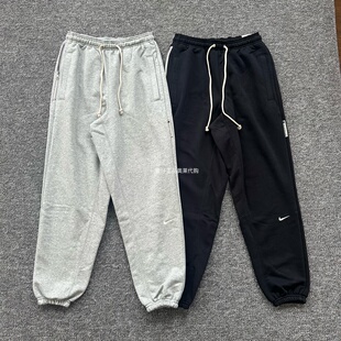 Nike耐克男子刺绣小标运动休闲透气速干针织宽松束脚长裤FZ0225