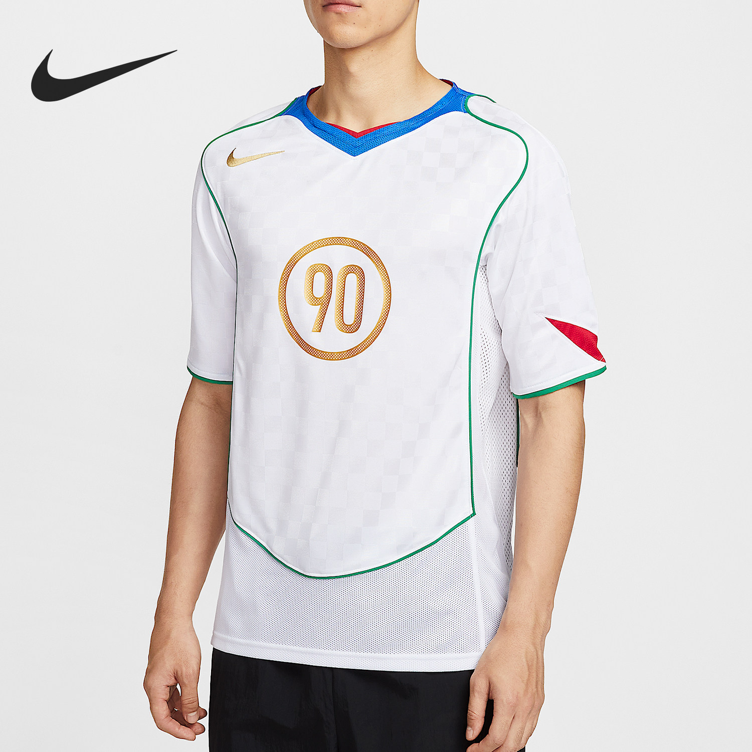 耐克/Nike Total 90 Dri-FIT 男士透气网眼足球运动球衣IB4211