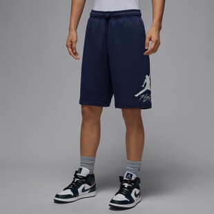 Nike/耐克Jordan男子飞人印花宽松透气运动中长裤短裤FV7310-410
