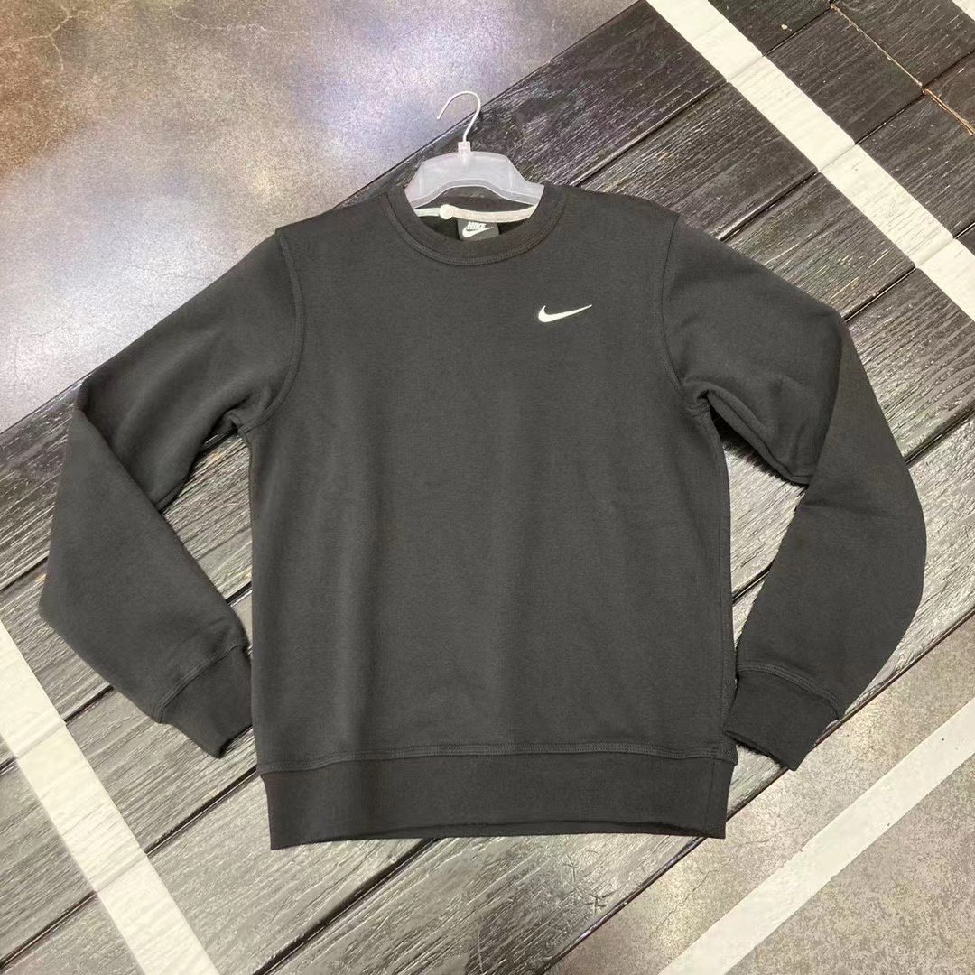 正品Nike耐克 秋冬男子运动休闲经典刺绣小勾抓绒长袖卫衣 623459