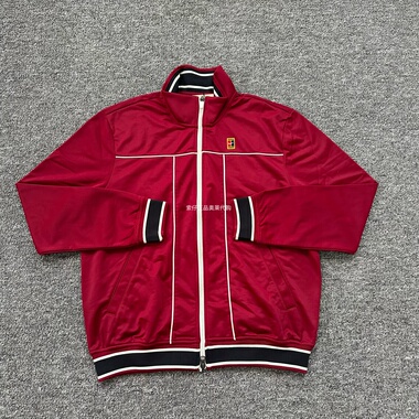 Nike耐克 男子运动休闲网球训练透气宽松立领夹克外套HV8213-677