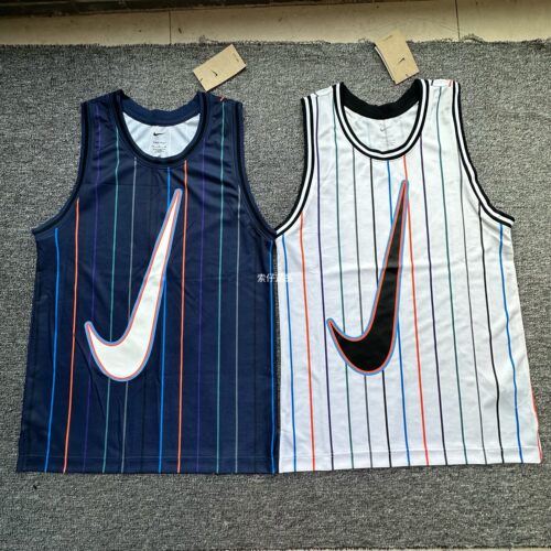 正品耐克/Nike 夏季男子篮球运动训练宽松速干透气无袖背心DX0436