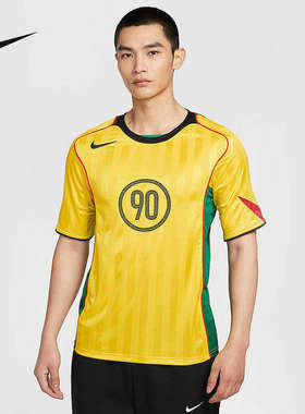 Nike耐克TOTAL 90男子速干足球短袖球衣夏拼接运动T恤IB4219-719