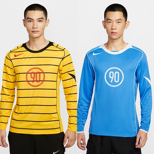 Nike/耐克正品2025秋季款男士耐穿足球针织条纹上衣IM6316 IM6312