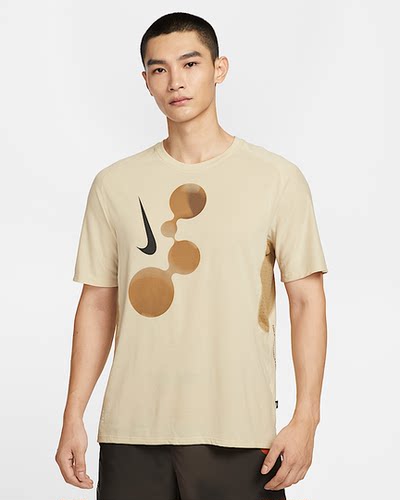 Nike/耐克 男ADV夏季跑步运动训练健身速干圆领短袖T恤IM9661-229