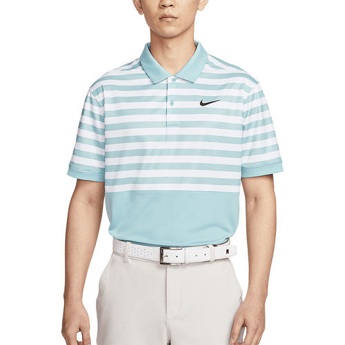 正品Nike/耐克 夏季男子高尔夫针织速干条纹翻领POLO衫T恤FZ7447