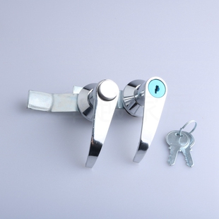 不锈钢MS303-1-2执手锁控制开关柜配电箱机柜锁 电控柜门把手锁