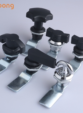 不锈钢旋钮锁MS722转舌锁MS715-6电柜箱锁MS714-1-2-3-4-5圆柱锁