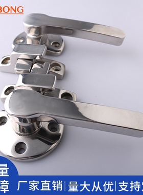 dinbong DK103不锈钢重型门把手FA624密封锁扣SBJ601双开旋转搭扣