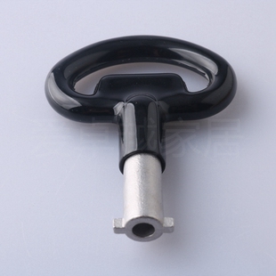 不锈钢S形带耳朵 双翼型 电气柜钥匙 万能钥匙 加厚 中号