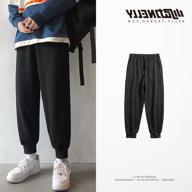 棉宽松运动卫裤男士潮流休