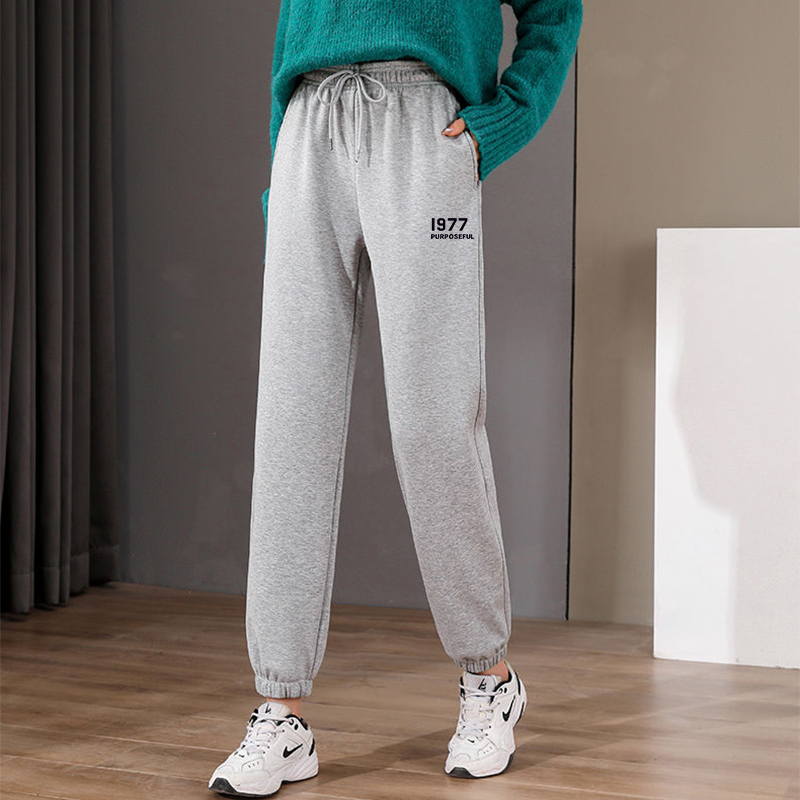 运动裤男女春秋款百搭宽松