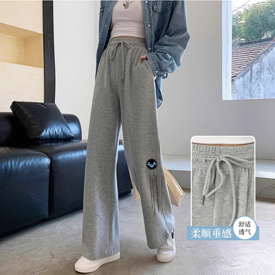 美式运动裤休闲卫裤春秋宽松百搭