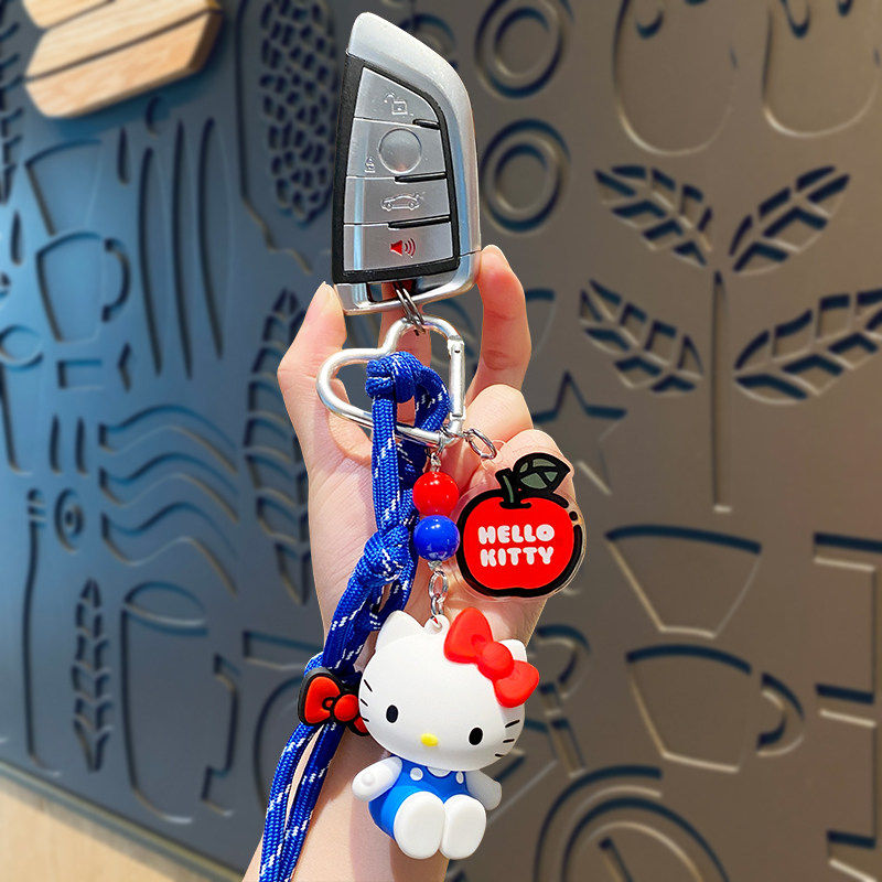 三丽鸥HelloKitty迷你画板玩具汽车钥匙扣2025年新款书包挂件饰品