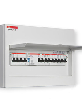 ABB配电箱布线箱明装强电箱10回路明装箱ACM 10 SNB(不含断路器)