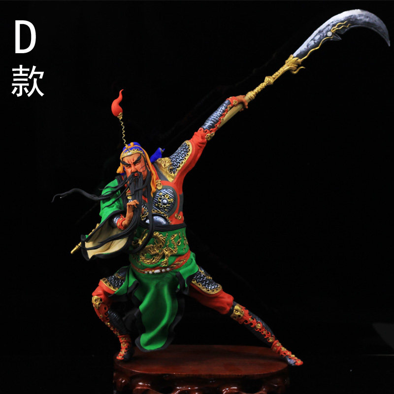 玩陶人手工泥人泥塑定制关公武财神忠肝义胆收藏定制送领导送长辈