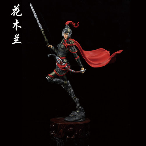 匠心制造花木兰，纯手工中国传统人物收藏