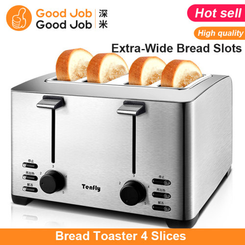 Electric Bread Toaster machine sandwich toast Oven 4 slice