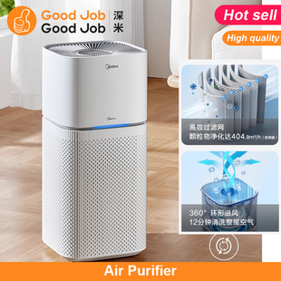 Purifier For Large Midea Filter Air Room Cleaner HEPA