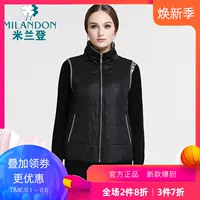 Milan Đặng mùa thu áo khoác mới trung niên mẹ tải lỏng thời trang áo vest cotton nữ mùa thu WI4M0006 - Quần áo của mẹ áo nữ trung niên