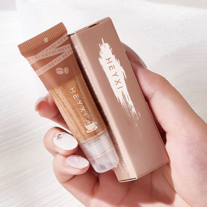 HEYXI韩媛熙咖啡唇部磨砂膏 去角质去死皮淡化唇纹保湿护理嫩唇膏
