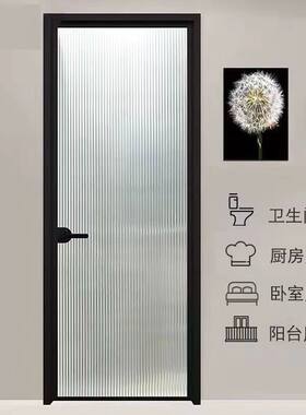 铝合金平开卫生间玻璃门包安装