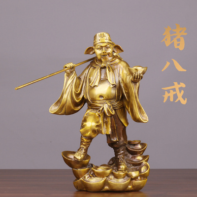 铜天蓬元帅像猪八戒摆件