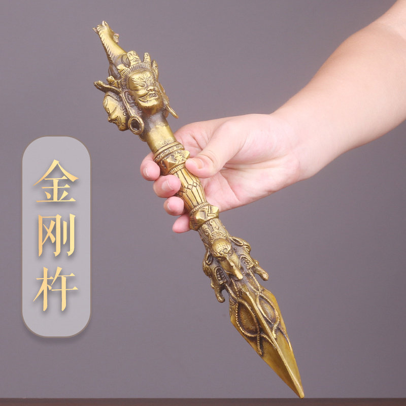 铜马头金刚杵明王普巴降魔杵