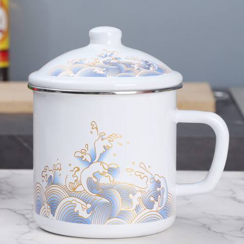 搪瓷杯怀旧复古珐琅搪瓷茶缸