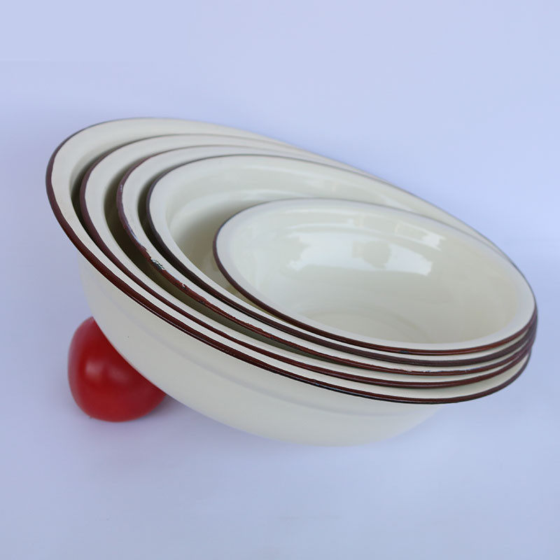 【赠运费险】老式怀旧搪瓷汤碗小盆斗碗小盆民工饭盆碗菜碗面碗在类目 餐饮具, 餐具, 碗中 - 来自Buy2taobao.com提供专业的淘宝代购服务