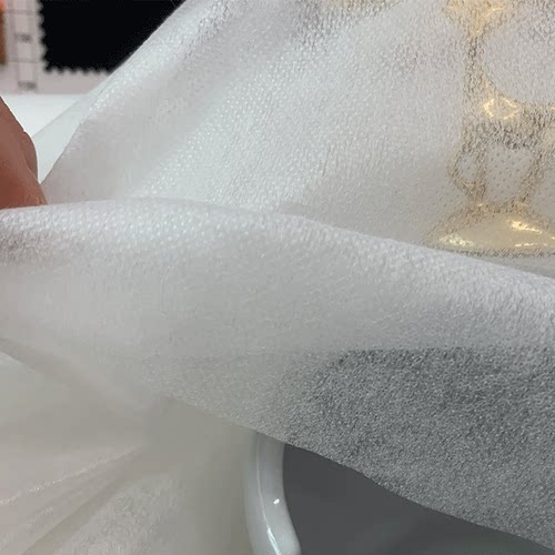 黑白色无纺衬双面衬50D布衬批发