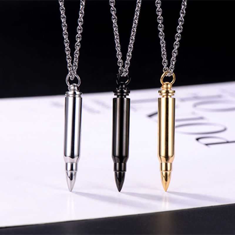 Necklace man bullet Pendant Clavicle chain Schoolboy Necklace jewelry Hip hop Cool Red tide Coldin the Accessories/Fashion Jewelry, Necklace  category - from Buy2taobao.com to provide professional Taobao agent buy service