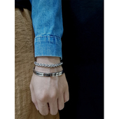 手链ins小众设计手串男潮网红简约个性 冷淡风男士 学生女首饰手环