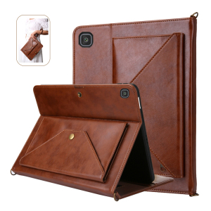 适用于三星Galaxy TabA7 S7+ S8P SM-T870 X700手持插卡支架信封笔槽防摔平板电脑保护皮套T970全包软壳X80