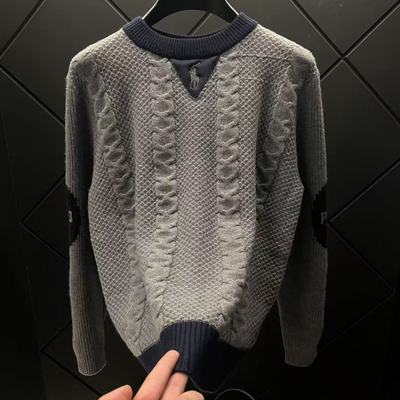 2025年新款秋冬男士时尚舒适简约毛衣气质百搭潮流高级感针织衫