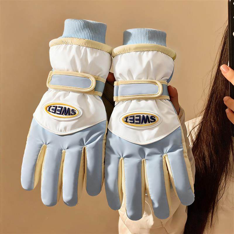 滑雪手套女冬季保暖男骑行加厚绒登山御寒防寒触屏防泼水骑电动车,居家日用,保暖手套,淘宝优惠券,粉丝福利购,淘宝优惠卷