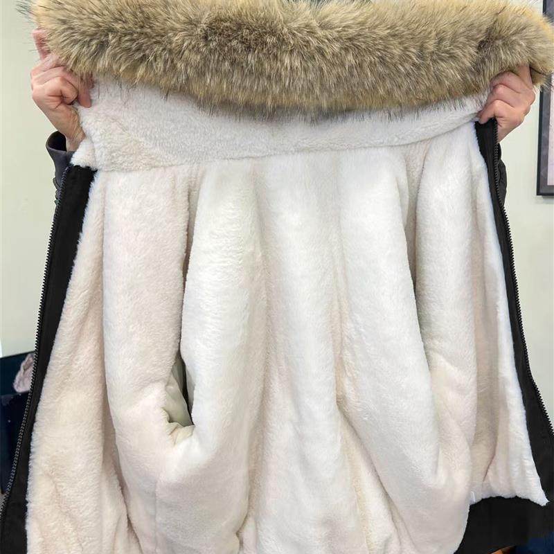 大毛领卫衣外套女座山雕派克服加绒加厚上衣连帽冬季2025新款上衣,女装/女士精品,短外套,淘宝优惠券,粉丝福利购,淘宝优惠卷