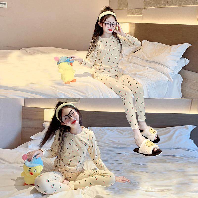 女童秋衣秋裤套装2025新款儿童纯棉家居服女孩大童青少年打底内衣,童装/婴儿装/亲子装,内衣套装,淘宝优惠券,粉丝福利购,淘宝优惠卷